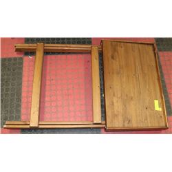 LARGE WOOD ART STAND