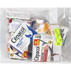 BAG OF ASSORTED THROAT LOZENGES.