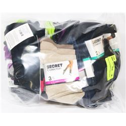 BAG OF WOMEN'S ANKLE SOCKS.
