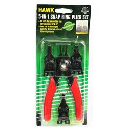 NEW! 5in1 SNAP RING PLIER SET