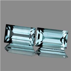 Natural AAA Sky Blue Aquamarine Pair {Flawless-VVS1}