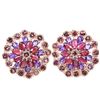 Image 1 : Natural  RUBY AMETHYST & RHODOLITE GARNET Earrings