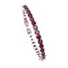 Image 1 : Mesmerizing Pink Raspberry Rhodolite Garnet Bangle