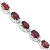 Image 2 : NATURAL PURPLISH PINK RHODOLITE GARNET Bracelet