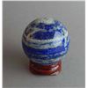 Image 1 : BEAUTIFUL 527 CT NATURAL BLUE LAPIS  LAZULI GEM SPHERE.