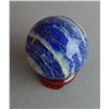 Image 2 : BEAUTIFUL 527 CT NATURAL BLUE LAPIS  LAZULI GEM SPHERE.