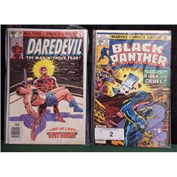 VINTAGE DAREDEVIL $0.40 & BLACK PANTHER $0.35 COMICS