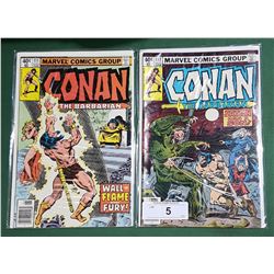 2 VINTAGE CONAN $0.40 COMICS