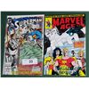 Image 1 : VINTAGE SUPERMAN $0.75 & MARVEL AGE $0.75 COMICS