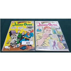 2 VINTAGE COLLECTIBLE JIMMY OLSEN $0.12 COMICS