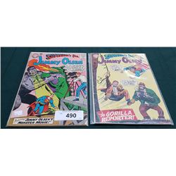 2 VINTAGE COLLECTIBLE JIMMY OLSEN $0.12 COMICS