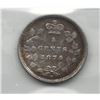 Image 2 : Canada 1874H Silver 5 Cent Crosslet 4 ICCS F12 Bent