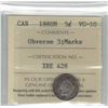 Image 1 : Canada 1880 Silver 5 Cent Obv. 3 ICCS VG10