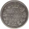 Image 1 : Canada 1871 Silver 10 Cent VG