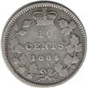 Image 1 : Canada 1886 Silver 10 Cent VG