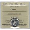 Image 1 : Canada 1944 Silver 10 Cent ICCS MS64