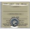 Image 1 : Canada 1945 Silver 10 Cent ICCS MS64