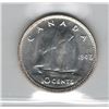 Image 2 : Canada 1947 Silver 10 Cent Maple Leaf ICCS MS63