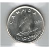 Image 2 : Canada 1956 Dot Silver 10 Cent ICCS MS63