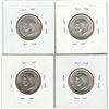 Image 2 : Canada 1937 Silver 25 Cent Lot EF-UNC (4 pcs)