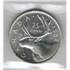 Image 2 : Canada 1953 Silver 25 Cent Large Date NSF ICCS MS63 Cameo