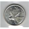 Image 2 : Canada 1957 Silver 25 Cent ICCS MS64