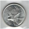 Image 2 : Canada 1957 Silver 25 Cent ICCS MS65