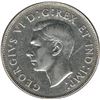 Image 2 : Canada 1946 Hoof Silver 50 Cent VF Cleaned