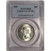 Image 1 : Canada 1947 Silver 50 Cent ML St7Lft. PCGS MS64
