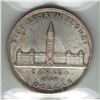 Image 2 : Canada 1939 Silver Dollar ICCS MS63