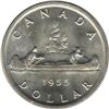 Image 1 : Canada 1955 Silver Dollar BU