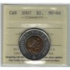 Image 1 : Canada 2007 $2 ICCS MS64