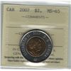 Image 1 : Canada 2007 $2 ICCS MS65