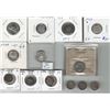Image 1 : Canada 5 & 10 Cent Coin Lot. (13 pcs)