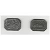 Image 1 : Lot of 2 Communion Tokens.