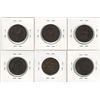 Image 2 : Lower Canada 1/2 Penny Token Lot (6 pcs)