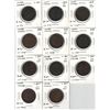 Image 1 : Lower Canada 1/2 Penny Token Lot (11 pcs)
