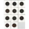 Image 2 : Lower Canada 1/2 Penny Token Lot (11 pcs)