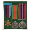 Image 1 : British WWII Group of 3 Medals