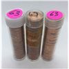 Image 1 : Canada 1963 BU Penny Rolls - 3 Rolls