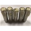 Image 1 : Canada 1947 ML Maple Leaf Circulated 5 Cents Rolls - 5 Rolls