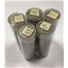 Image 1 : Canada 1955 Circulated 5 Cents Rolls - 5 Rolls