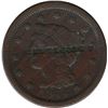 Image 1 : United States 1844 Large Cent with A.B. Copeland Counterstamp