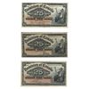 Image 1 : Canada 1900 25 Cent Banknote Lot (3 Different Signatures)