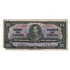 Image 1 : Canada 1937 $10 Banknote Osborne-Towers F corner missing