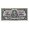 Image 1 : Canada 1937 $10 Banknote Coyne-Towers E/T BC-24c F