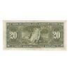 Image 2 : Canada 1937 $20 Banknote Gordon-Towers E/E BC-25b VF