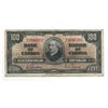 Image 1 : Canada 1937 $100 Banknote Gordon-Towers B/J BC-27b F