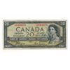 Image 1 : Canada 1954 $20 Devils Hair Banknote Coyne-Towers A/E BC-33a VF Writing
