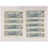 Image 2 : Canada 1979 $5 Banknotes Lot of 9. EF-AU